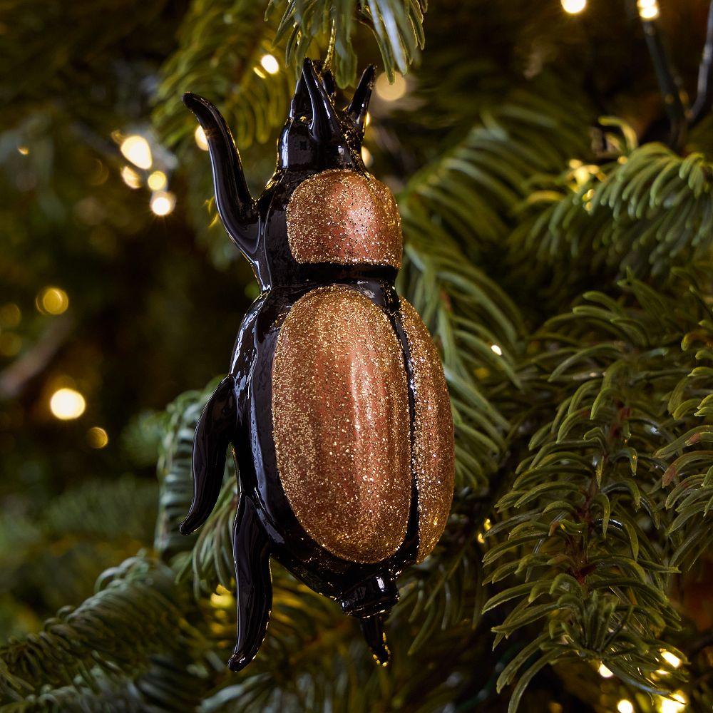 Glass Beetle Ornament – Brown | West Elm Australia
